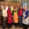 Cooking team for Christmas dinner